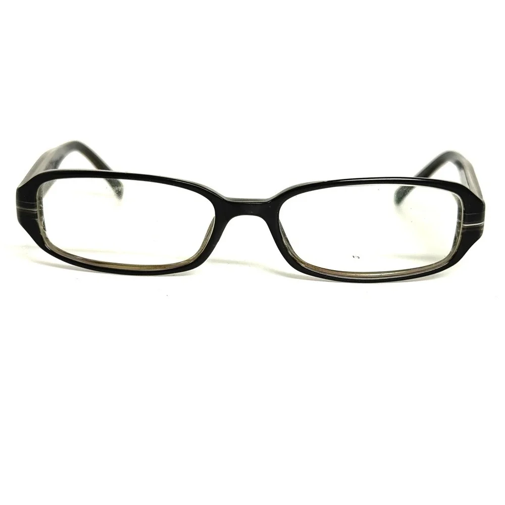 Tommy Hilfiger H3126 BLK Eyeglasses Black Grey Horn Rectangular Frames 50-15-135